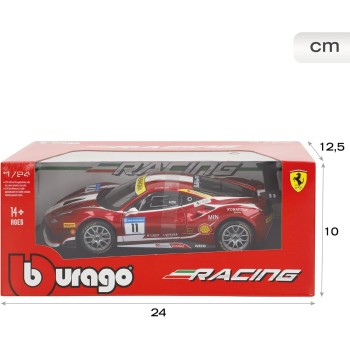 Bburago 1:24 Racing 488 Challenge - Red 18/26308 4893993263080