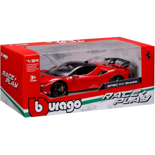 Bburago 1:24 Ferrari RandP Sf90 XX Stradale 18/26032 RED 4893993260324
