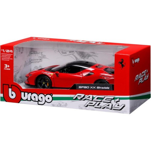 Bburago 1:24 Ferrari RandP Sf90 XX Stradale 18/26032 RED 4893993260324