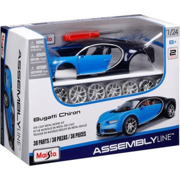 Maisto 1:24 Scale Assembly Line Bugatti Chiron Model Kit 48/39514 090159070160