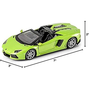 Maisto Assembly Line Lamborghini Aventador Roadster Die Cast Model Kit 1:24 Scale, Colors May Vary 48/39124 090159391241