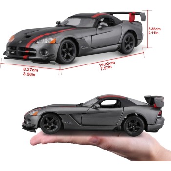Dodge Viper SRT 10 ACR 1:24 Model Bburago 18-22114 18/22114 GREY 4893993014323