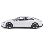 Bburago B18-21098 Porsche Taycan Super Car-1:24 Scale Die Cast Vehicle, White 18/21098 WHITE 4893993210985