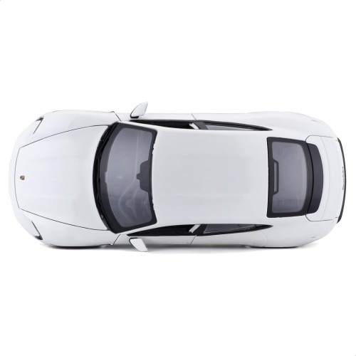 Bburago B18-21098 Porsche Taycan Super Car-1:24 Scale Die Cast Vehicle, White 18/21098 WHITE 4893993210985