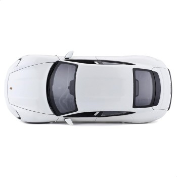 Bburago B18-21098 Porsche Taycan Super Car-1:24 Scale Die Cast Vehicle, White 18/21098 WHITE 4893993210985