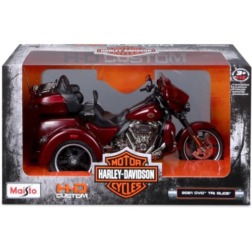 Maisto 1:12 Scale Harley Davidson 2021 CVO Tri Glide Diescast Motorcycle 48/32337 090159323372