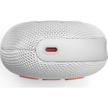 Jbl clip 5, portable bluetooth speaker, άσπρο JBL1079WHI 1200130010217