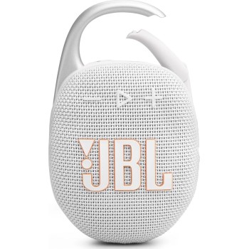 jbl clip 5 ultra-portable bluetooth speaker with integrated carabiner, big  JBL1079WHI 1200130010217
