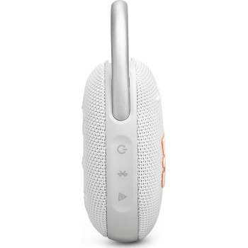 jbl clip 5 ultra-portable bluetooth speaker with integrated carabiner, big  JBL1079WHI 1200130010217