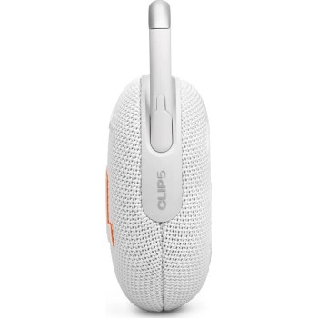 Jbl clip 5, portable bluetooth speaker, άσπρο JBL1079WHI 1200130010217