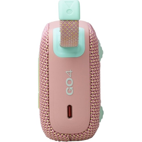 Jbl go 4 αδιάβροχο ηχείο bluetooth 4.2w, ροζ JBL1061PING 1200130011443