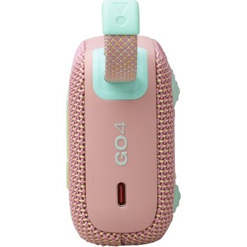Jbl go 4 αδιάβροχο ηχείο bluetooth 4.2w, ροζ JBL1061PING 1200130011443