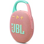 Jbl clip 5, portable bluetooth speaker, ροζ JBL1079PINK 1200130010231