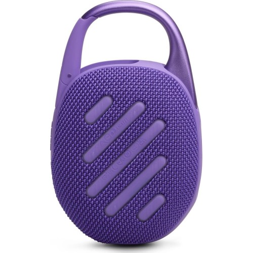 jbl clip 5 ultra-portable bluetooth speaker with integrated carabiner, big  JBL1079PUR 1200130010200