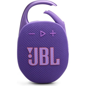jbl clip 5 ultra-portable bluetooth speaker with integrated carabiner, big  JBL1079PUR 1200130010200