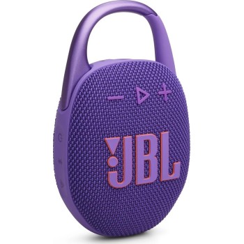jbl clip 5 ultra-portable bluetooth speaker with integrated carabiner, big  JBL1079PUR 1200130010200