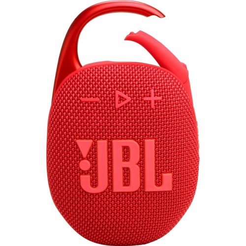 jbl clip 5 ultra-portable bluetooth speaker with integrated carabiner, big  JBL1079RED 1200130010194