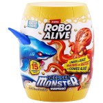 ZURU Robo Alive Deep Sea Monster Surprise Barrel With Shark and 15+ Surprises (11871155a) 11871155A 4894680046597