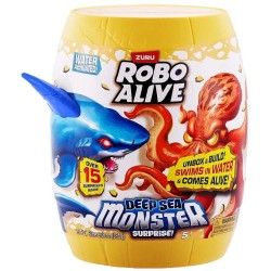 ZURU Robo Alive Deep Sea Monster Surprise Βαρέλι με Καρχαρία και 15+ Εκπλήξεις (11871155a) 11871155A 4894680046597