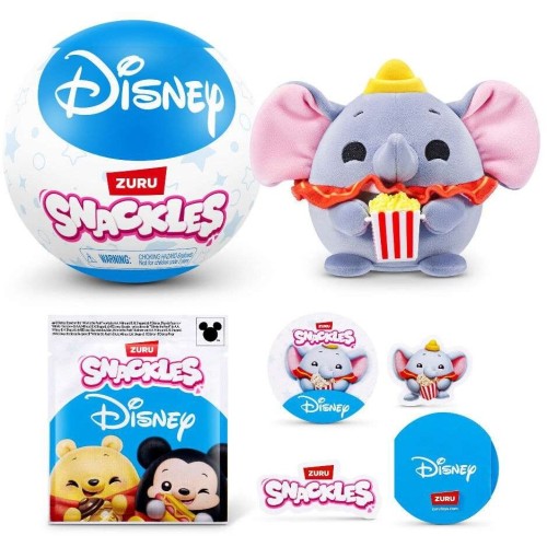 ZURU Snackles Plush Disney in Ball Surprise Series 1 - 8 Designs (11877704) 11877704 4894680043183