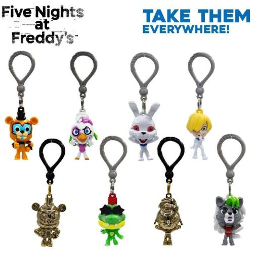 ZURU Five Nights At Freddy's Collectible Keychain Figure Blind Box Series 3 - Assorted Designs (10542573) 10542573 796548425732