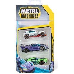 Zuru Metal Machines Σετ με 3 Die-cast Αυτοκινητάκια Σειρά 2 - Διάφορα Σχέδια (11806715) 11806715 4894680023420