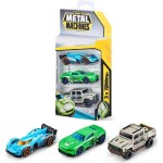 Zuru Metal Machines Set of 3 Series 2 Die-cast Cars - Various Designs (11806715) 11806715 4894680023420