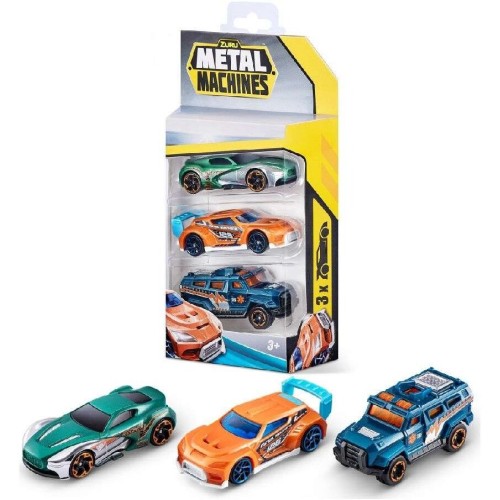 Zuru Metal Machines Set of 3 Series 2 Die-cast Cars - Various Designs (11806715) 11806715 4894680023420