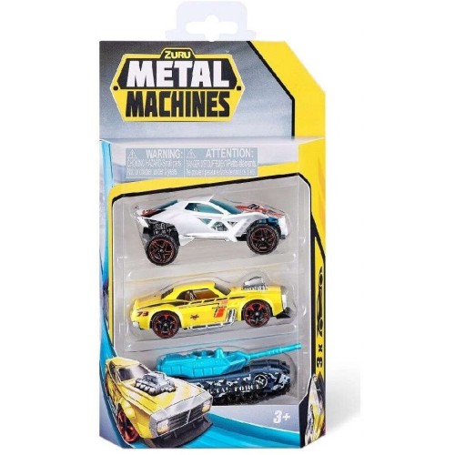 Zuru Metal Machines Σετ με 3 Die-cast Αυτοκινητάκια Σειρά 2 - Διάφορα Σχέδια (11806715) 11806715 4894680023420