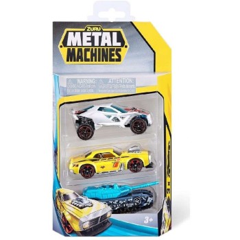 Zuru Metal Machines Set of 3 Series 2 Die-cast Cars - Various Designs (11806715) 11806715 4894680023420