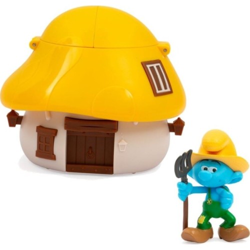 Giochi Preziosi Smurfs House With Confetti Surprise & Figure PUF13000 8056379164838