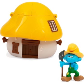 Giochi Preziosi Smurfs House With Confetti Surprise & Figure PUF13000 8056379164838