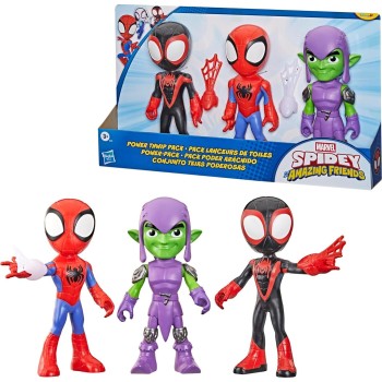 Hasbro Spiderman Ο Spidey Και Οι Καταπληκτικοί Φίλοι Του Power Thwip Pack, 22,8 Cm G3381 5010996378453