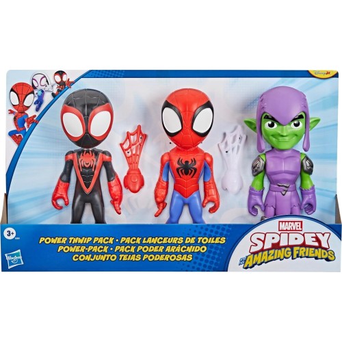 Hasbro Spiderman Ο Spidey Και Οι Καταπληκτικοί Φίλοι Του Power Thwip Pack, 22,8 Cm G3381 5010996378453