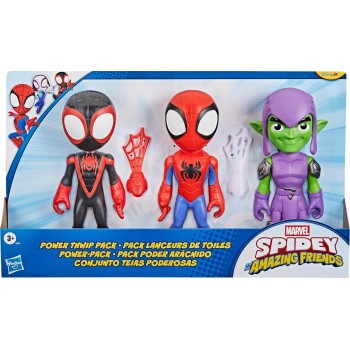 Hasbro Spiderman Ο Spidey Και Οι Καταπληκτικοί Φίλοι Του Power Thwip Pack, 22,8 Cm G3381 5010996378453