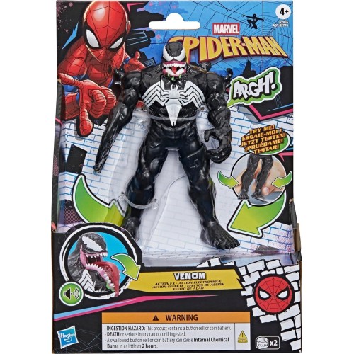 Hasbro Spiderman Spider-Man Venom Action Fx, Ηλεκτρονική Φιγούρα Δράσης 15,2 Cm 6 Ιντσών G2778 / G2855 5010996361745