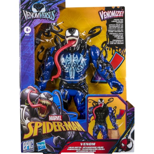 Hasbro Spiderman Marvel Spider-Man Epic World Of Action Venomversus Venom Liquid Shifter G1835 5010996327123
