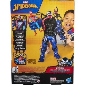 Spiderman Hasbro Marvel Spider-Man Epic World Of Action Venomversus Venom Liquid Shifter G1835 5010996327123