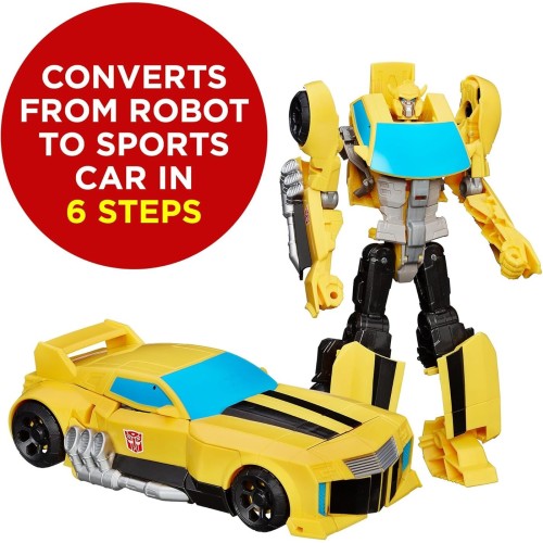 Hasbro Transformers Toys Heroic Bumblebee Action Figure - Timeless Large-scale Figure, Changes Into Yellow Toy Car, 11 amazon Ex