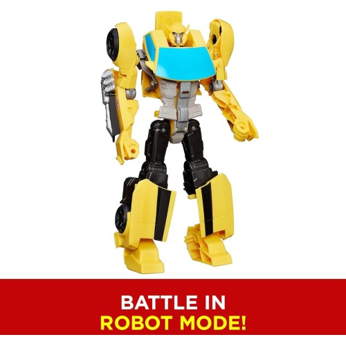 Hasbro Transformers Toys Heroic Bumblebee Action Figure - Timeless Large-scale Figure, Changes Into Yellow Toy Car, 11 amazon Ex