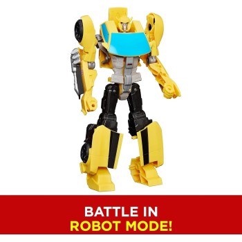 Hasbro Transformers Toys Heroic Bumblebee Action Figure - Timeless Large-scale Figure, Changes Into Yellow Toy Car, 11 amazon Ex