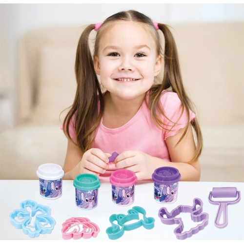 As company as πλαστελίνη stitch τσάντα πλάτης με 4 βαζάκια - καπάκια καλουπάκια και 5 εργαλεία 200gr για 3+ χρονών 1045-03637 52