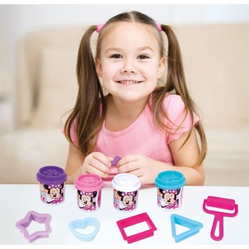 As company as Plasticine Minnie Backpack With 4 Jars - Lids, Molds and 5 Tools 200gr for 3+ Years 1045-03634 5203068036348