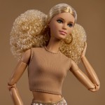 Mattel Barbie Basics Collectible Doll, Model 07 With Blonde Hair in White Pants With Golden Print JJX26 194735343553