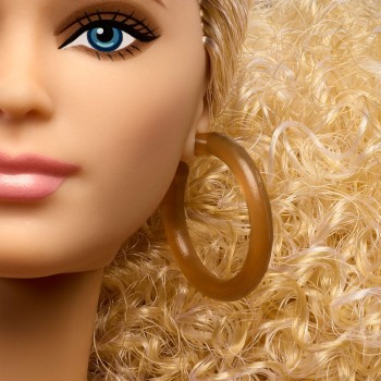 Mattel Barbie Basics Collectible Doll, Model 07 With Blonde Hair in White Pants With Golden Print JJX26 194735343553