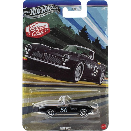Mattel Hot Wheels 1:64 Scale Die-cast Vintage BMW 507 Collectible Toy Car for Play or Display HRT81 / JKY26 194735359127