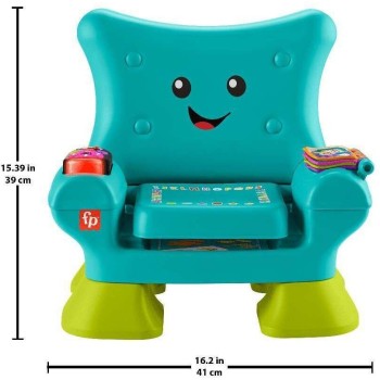 Mattel Fisher-price Play & Learn Smart Stages Educational Chair (jgk94) JGK94 194735316625