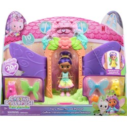 Spin Master gabbys dollhouse fairylandia, fairy magic reveal playset with transforming  6075629 681147107908
