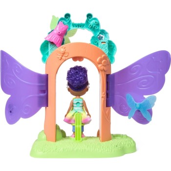 Spin Master gabbys dollhouse fairylandia, fairy magic reveal playset with transforming  6075629 681147107908