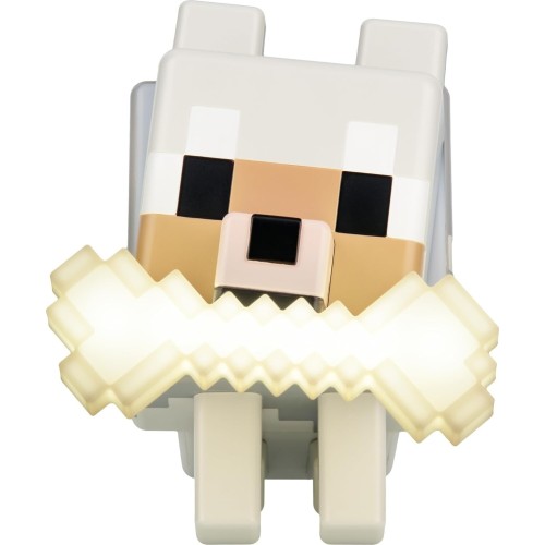Paladone minecraft wolf globuddies 3d colour changing light, officially licensed led PP14761MCF 5056577758337